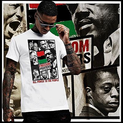 Panafrikietiški marškinėliai Juodaodžių istorija Afrikos Melaninas Afrikos Pasididžiavimas Laisvės Kovotojas