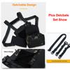 Tactical Vest Chest Bag CS Wargame Rig Airsoft Pouch Holster Molle Men Shoulder Camping Backpack1000D Hunting Fishing Pouch Pack