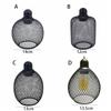 Hollow Out Lamp Covers Iron Chandelier Lampshade Shell Pendant Lamp Shade  Living Room Cafe Hotel