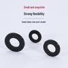 White and Black PA66 Nylon Flat Washer Set - Waterproof, Boxed, Sizes M2-M12