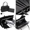 Fukuseido Formal Bag and Black Formal Wear for Suitable for and Other Includes a Black (3-Piece Set, Purse, Sub-Bag) Women, Weddings, Funerals,