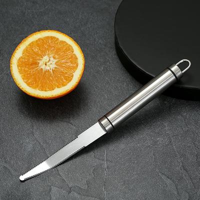 Coltello Sbucciatore per Pompelmo in Acciaio Inossidabile Verdura Taglierina Grattugia Affettatrice Tritatutto Apriscatole Portatile Facile da usare Accessorio da Cucina