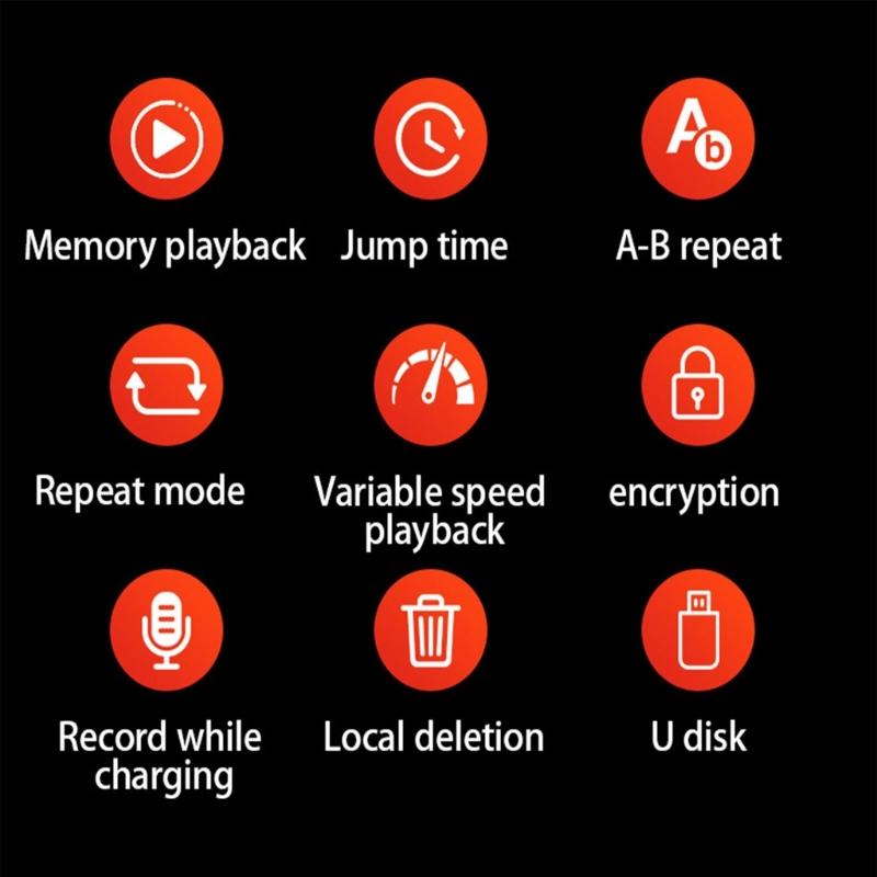USB Pocket Voice Activated Recorder MP3 Music Player Professional Noise Cancellation Digital Sound Record Device