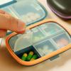 New Weekly Premuim Small Portable Travel 8 Grids Pill Organizer Box Cases Container Storage for Tablet Medicine Vitamin FishOils