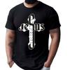Jesus Cross T Shirt Men Woman Hot Selling Streetwear Casual Classics Polyester Graphic T Shirts