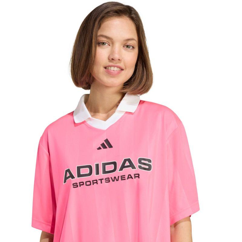 Koszulka damska adidas Tiro Q4 różowa JN2747 - XS
