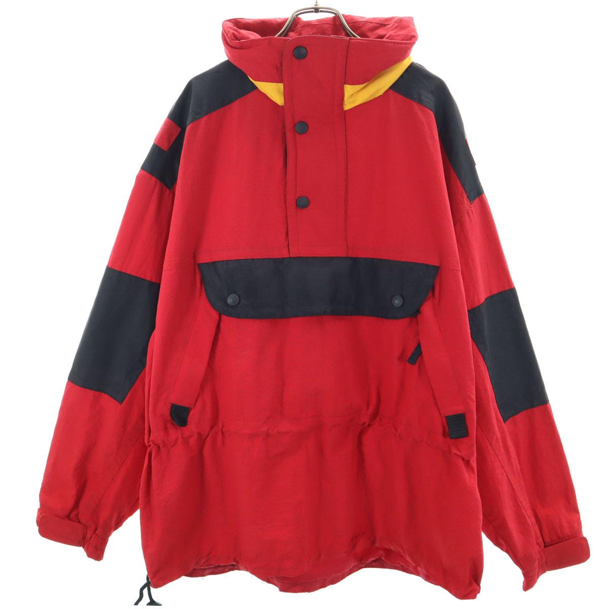 

90-е Старый Анорак Парка с длинным рукавом L Красный Для улицы Мужской Б/у