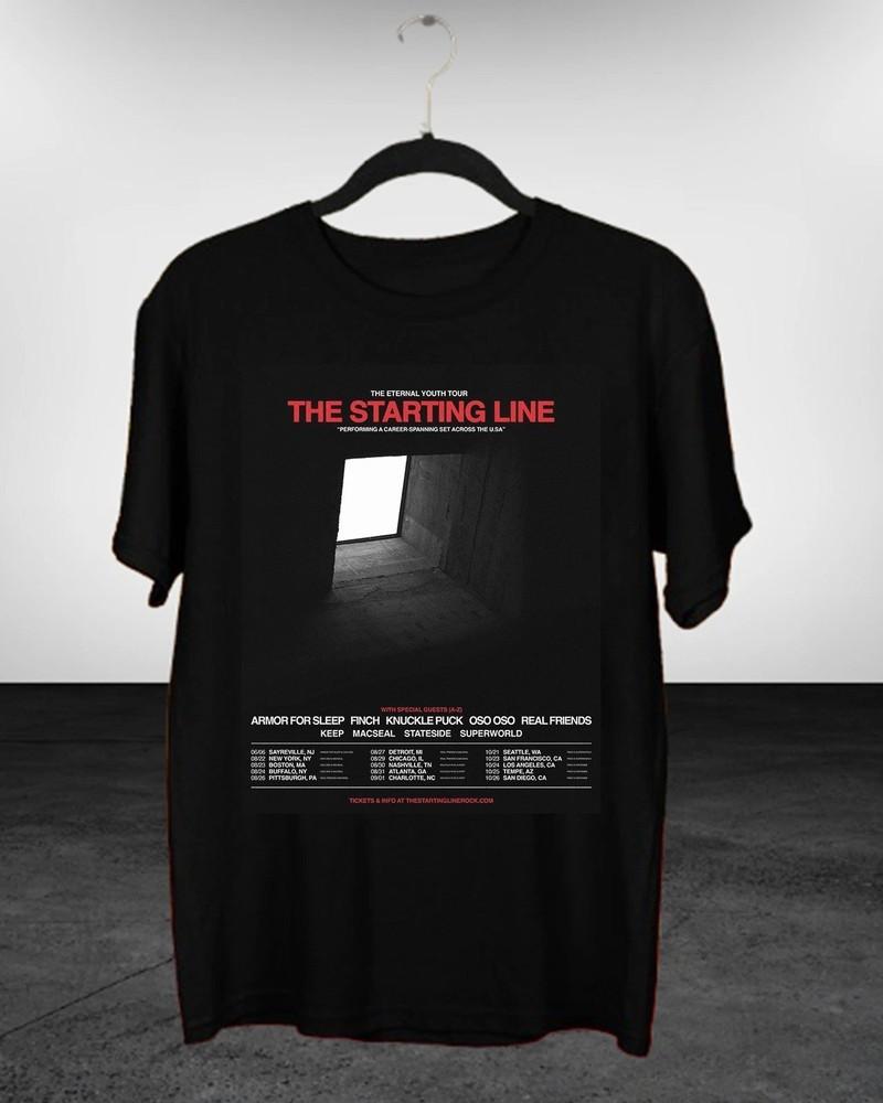 

The Starting Line Band Eternal Youth Tour T Shirt Full Size S5XL QT1482 Unisex T-Shirt L