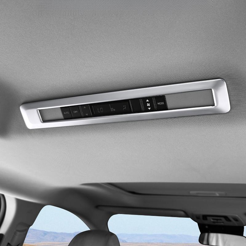 For Toyota Sienna Granvia Roof Reading Light Trim Frame Front Rear Overhead Console Cover Anti-scratch Interior Accessories