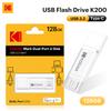 Kodak K200 USB 3.2 Flash Drive Dual Interface Type‑C & USB‑A OTG Memory Stick with Frosted Matte Finish 32GB/64GB/128GB/256GB for PC Phone Tablet Car