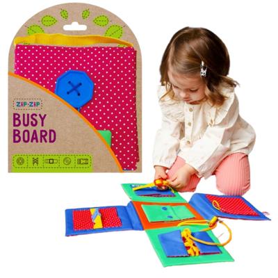 Educational Game Busy Board Manipulative Board Handheld Bag Red Beetle