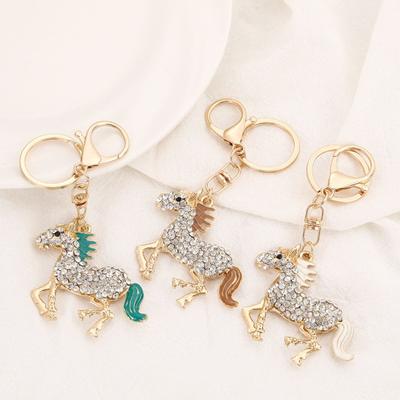 Keychain Pendant 2026 Mascot Good Luck Charm Year of Horse Key Chain Bags Backpacks Car