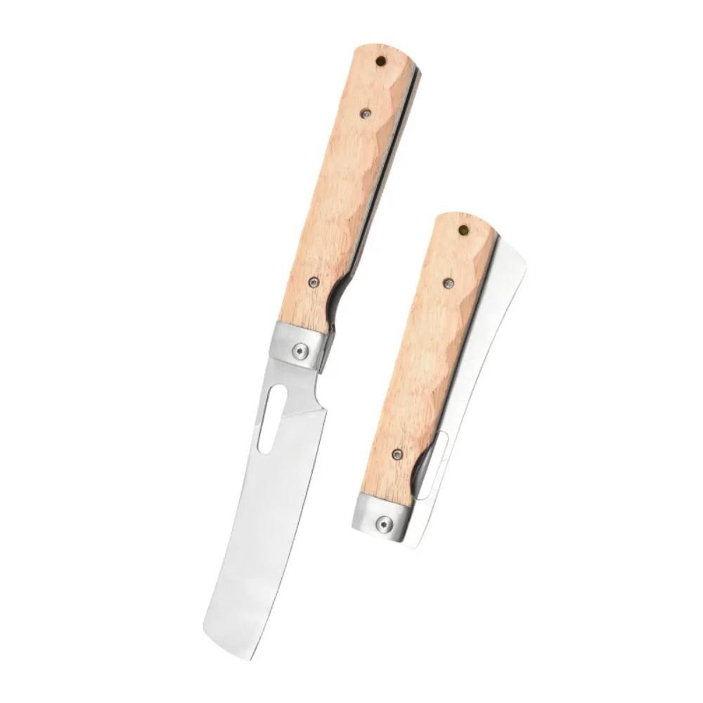 5,5-Zoll-Klappküchenmesser Outdoor-Gemüsemesser Praktisches Taschenpicknick-Werkzeugmesser Petty Knife Japan Farbe Holzgriff