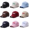Vintage Embroidery Letter Baseball Cap Outdoor Breathable Peaked Caps Gifts