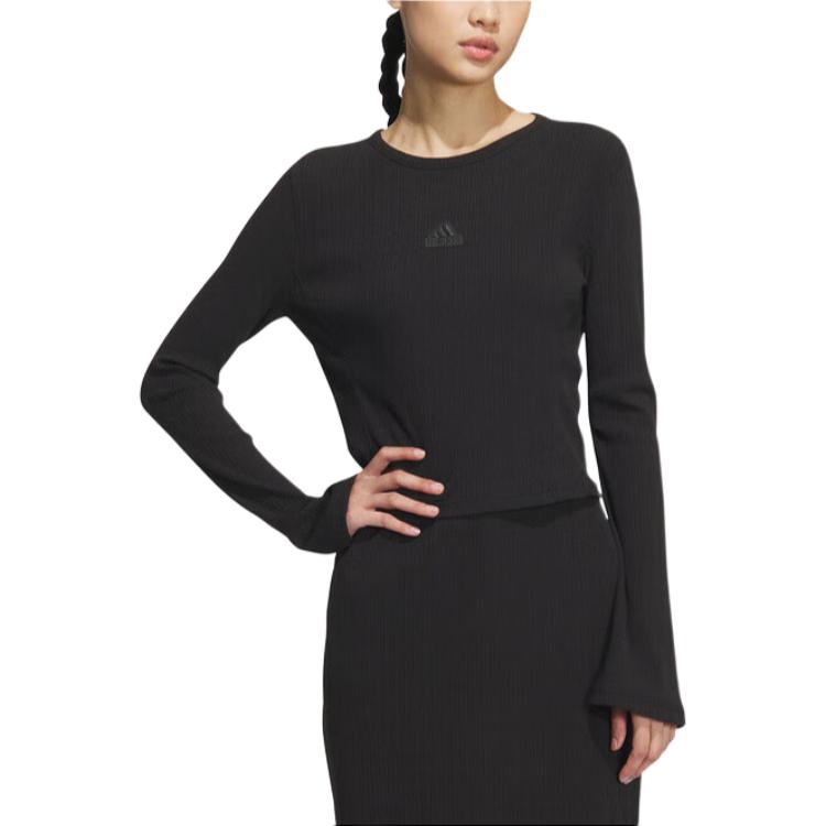 New Adidas SS24 T Shirt Women's Black JJ3597