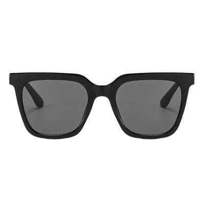 Óculos de Sol Femininos da Moda Masculinos Quadrados Vintage Armação Grande Óculos de Sol Elegantes Espelhados Pretos Retrô Oculos