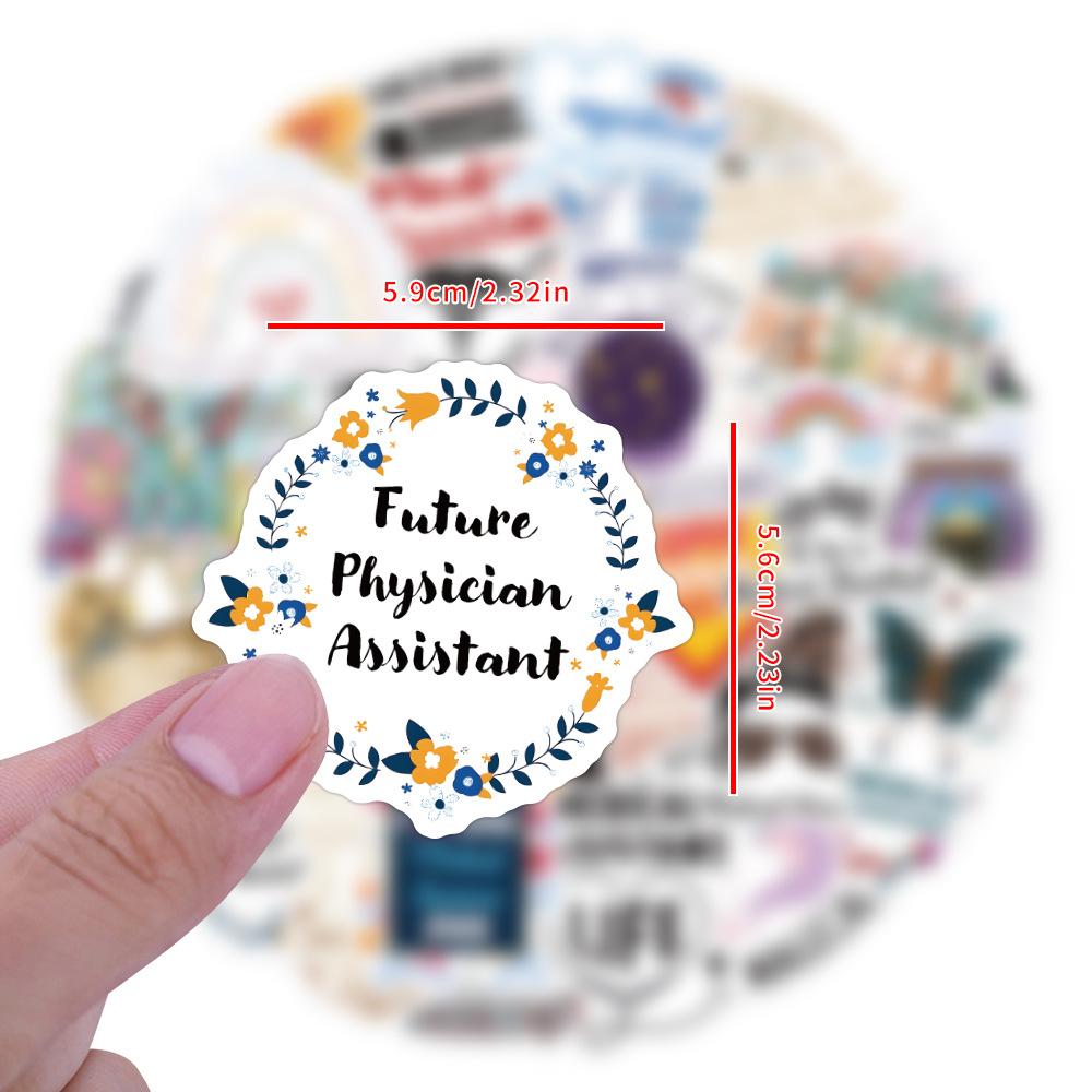 55 New Medical Assistant Graffiti Stickers Suitcase Scooter Computer Water Cup Stickers