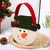 Christmas Eve Apple Double-Sided Tote Bag - Cute Candy Gift Bag