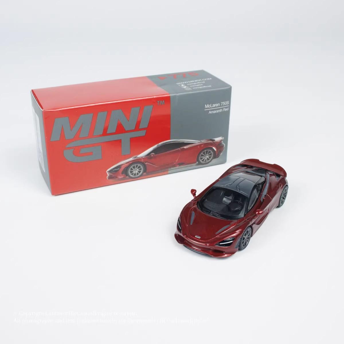 

In Stock Minigt 1:64 777 775 812 Mclaren 720s 750s Simulation Alloy Micro Die Cast Car Model Custom Toys Collection Gifts