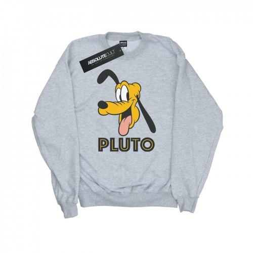 Disney Womens/Ladies Pluto Face Sweatshirt