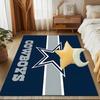American Football Team Rug Game Carpet, Floor Mat for Bedroom Living Room Entryway Rug, Home Decor Idea Gift for Christmas Birthday