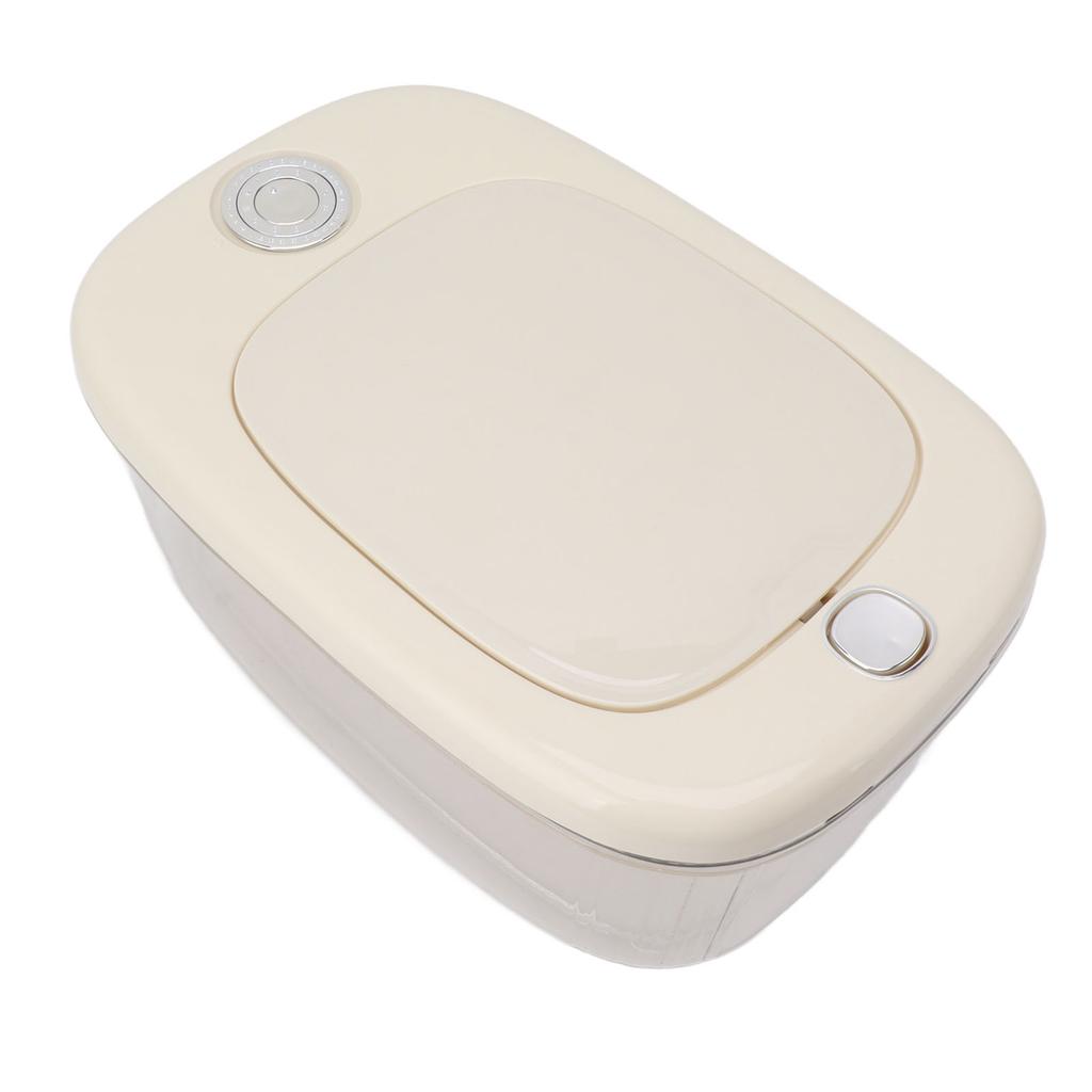 Rice Storage Container PE Transparent Sealed Grain Bucket Dog Food Dispenser Bin with Lid for Kitchen