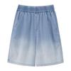 Jungen Washed Gradient Kühl-Gefühl Denim Shorts