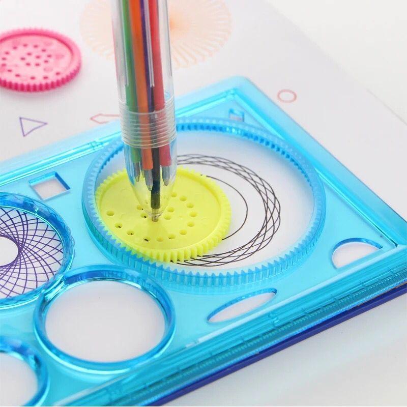 Drawing Spirograph Drawing Toys Interlocking Gears & Wheels Accessories Creative Educational Toy