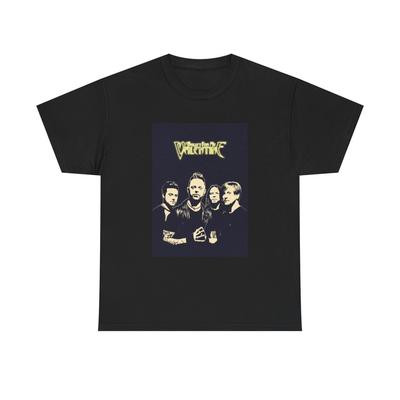 Bullet for My Valentine T-shirt Retro Graphic Metal Rock Unisex Heavy Cotton Tee Unisex T-Shirt