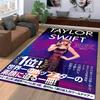 Taylor Swift The Whole Story Japanese Book Cover Sequins Dress Purple Sparkly | Artistic Decorative Rug for Studio Office Apartment Living Space