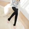 Moteriški leginsai Didelio elastingumo Aksomu pamušti Šiltos kelnės Vienspalviai Aukštu liemeniu Leginsai Priglundantys Apatinės kelnės Kasdieniam dėvėjimui