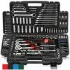 Kit de 150/46 bucăți Scule pentru Reparații Auto Set de Chei Tubulare de 1/4 Inch Scule pentru Reparații Auto Cheie cu Clichet și Cheie Dinamometrică Combinație Set de Reparații Auto Scule de Mecanic