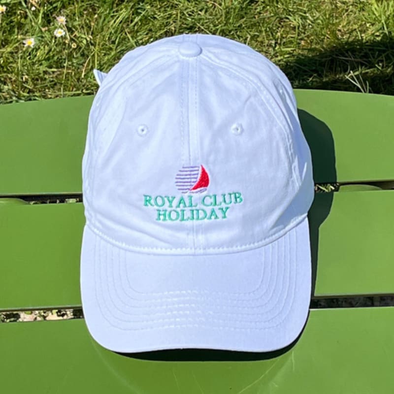 ROYAL CLUB HOLIDAY Yacht Classic Cotton Ballcap White