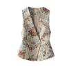 Gilet Giacca da Donna Primavera Autunno Senza Maniche Gilet Suit da Donna Temperamento Versatile Ampio Gilet Giacca da Donna