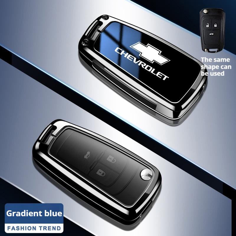 BODCA1 Zinc Alloy Car Key Case Cover Fit For Chevrolet Trailblazer Blazer Chevy Malibu Camaro Cruze Traverse Sonic Volt Car Accessories