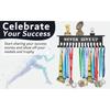 Sports Medal Display Rack Medal Holder Trophies Rack Medal Hanger Medal Display Shelf Alloy Material for Medal Trophies