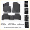 Non-slip and Eco-friendly TPE Foot Pads for 23 Hyundai Musa Models. Wear-resistant and Specially Designed for Your Car.