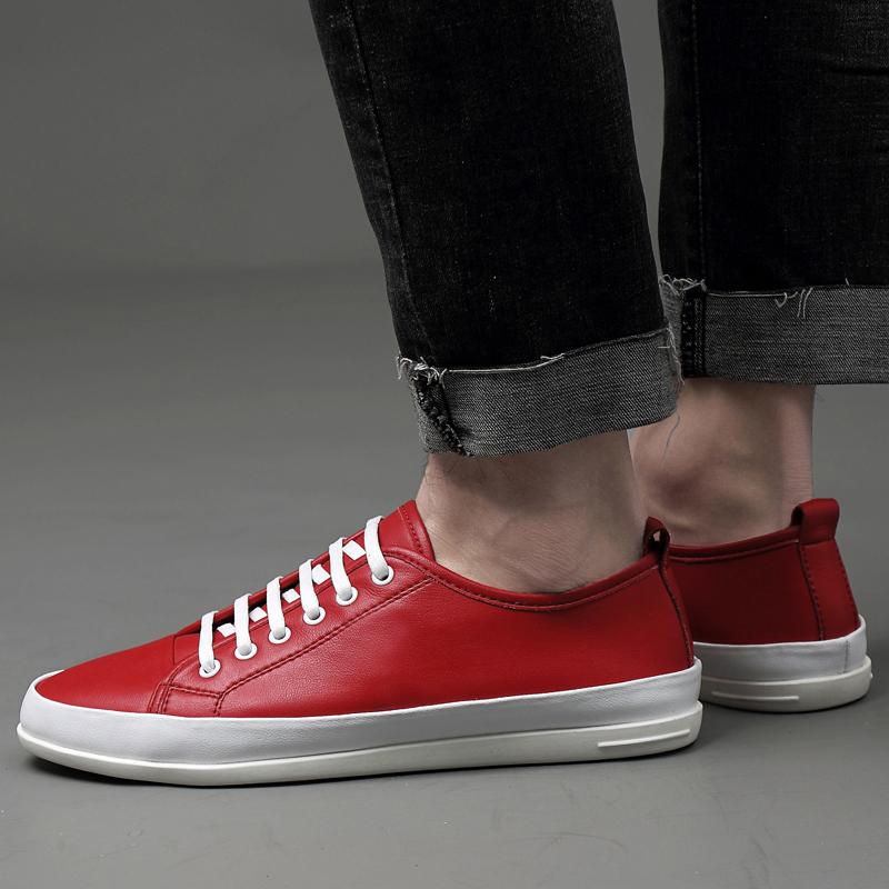 Fashion 2025New Genuine Leather Men Flat Designer Lace-Up Oxford Shoes Fashion Classic Casual Soft Walking Sneakers Outdoor Driving Shoe