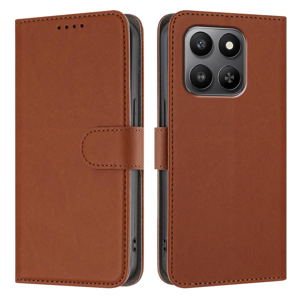 Etui Skórzane Smart do Honor 400 Jednokolorowe Pokrowiec na Telefon z Portfelem