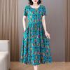 Sommer Elegante Kleider Damen Schlank Kurzarm Casual Sommer frauen Kleider Koreanischen Stil Vintage Kleidung