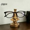 Vintage Desk Accessory Big Nose Glasses Holder, Retro Resin Eyeglass Stand, Spectacles Organizer Humorous Eyewear Display for Home And Office