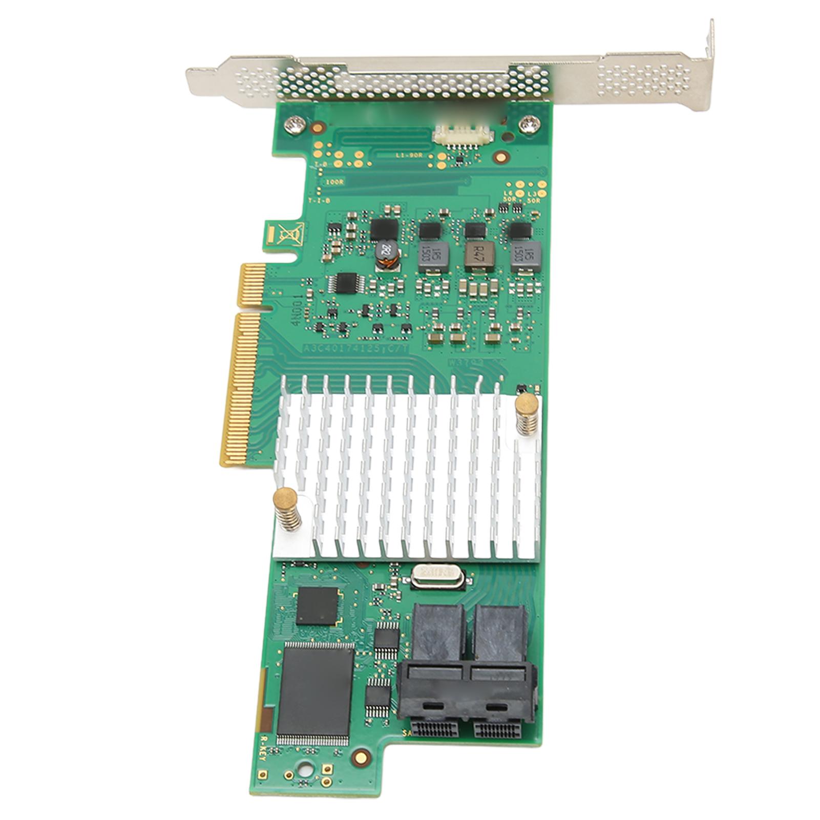 

LSI SAS3008 Array Card 8 Port 12Gbs PCIE 3.0 Plug and Play SAS RAID Array Card for SATA Terminal