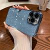 Luxury Square Plating Glitter Case for iPhone 16 15 14 Plus 13 12 Mini 11 Pro Max X XR XS Shiny Bling Soft Clear Silicone Cover