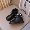 Girls' Fashionable Princess Snow Ankle Boots, Winter Children's Sweet Anti-slip Leather Boots
