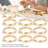 10PCS Round Hollow Frame Pendants for   Jewelry Making Findings Crafting Supplies