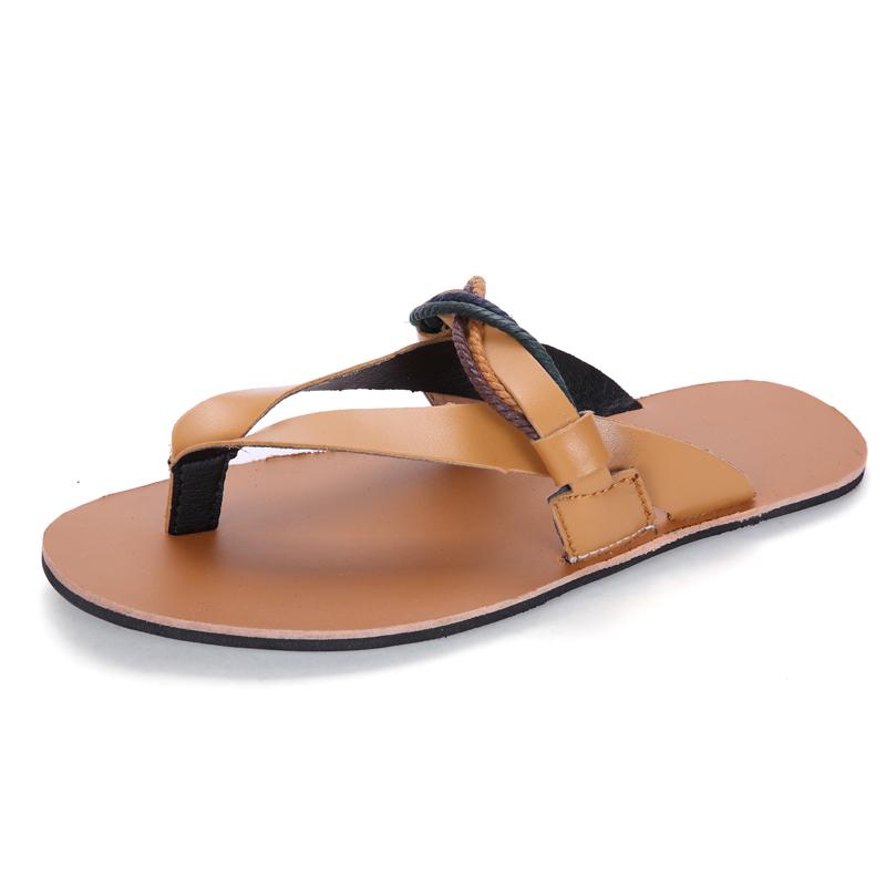 Fashion 2025 Official Website Hot Selling Men's Beach Shoes Flat Comfortable Summer Sandals Trendy New Men's Camping Casual Shoes