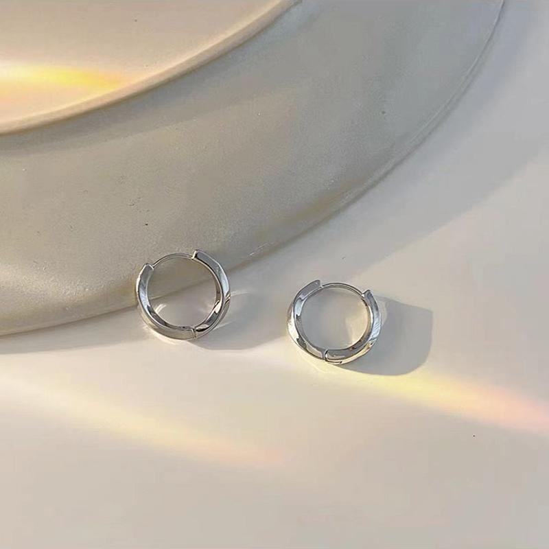 2026 New Irregular Metal Round Hoop Earrings For Women s Simple Fashion Jewelry Party Exquisite Accessories Unusual Earrings