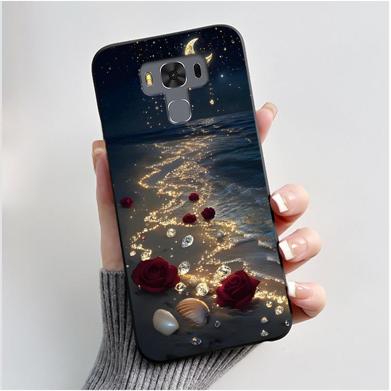 For ASUS Zenfone 3 Max ZC553KL X00DDB X00DDA X00DD Case Luxury Cute Love Rabbit Funny Black Soft TPU Silicone Matte Back Cover