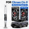 Caneta de Reparo de Pintura para Citroen C4 X 2022-2025 CMP Removedor de Arranhões Toque Final Acessórios Automotivos DIY Preto Branco Cinza R