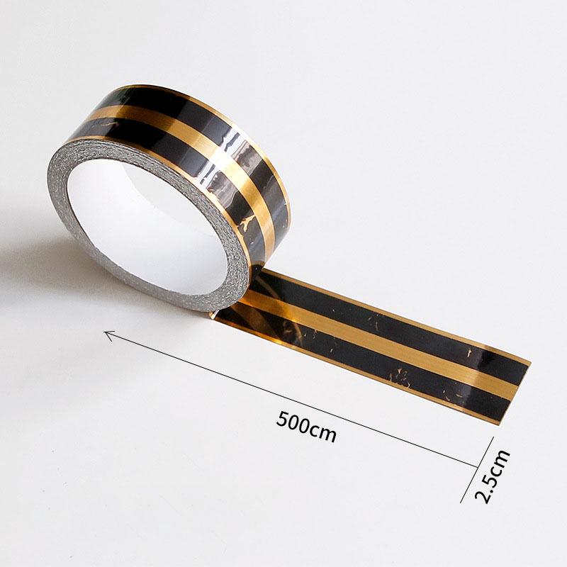 Self-Adhesive Waterproof Tile Sticker Wall Seam Tape Skirting Board, Gypsum Line, Ceiling Border, Floor Trim, Kitchen & Bathroom Edge Decor Strip